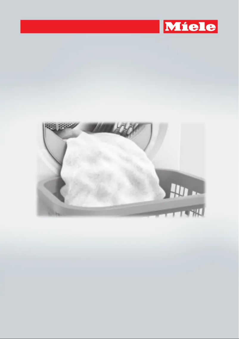 Page n°1 - Manuel utilisateur Miele TCH 620 WP