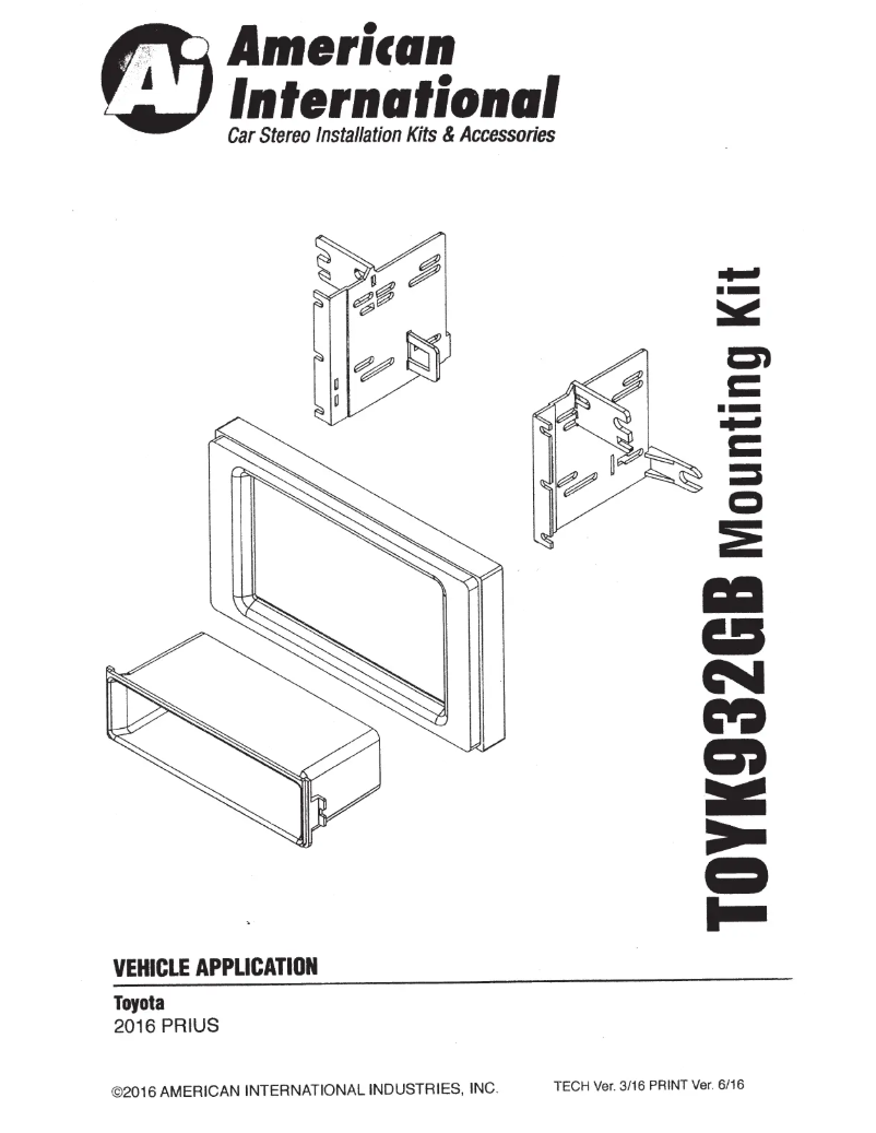Page n°1 - Manuel utilisateur American International TOYK932GB