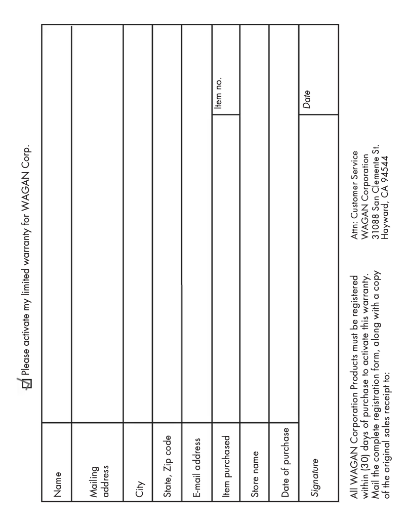 Page 1 of the manual User Manual WAGAN Solar e