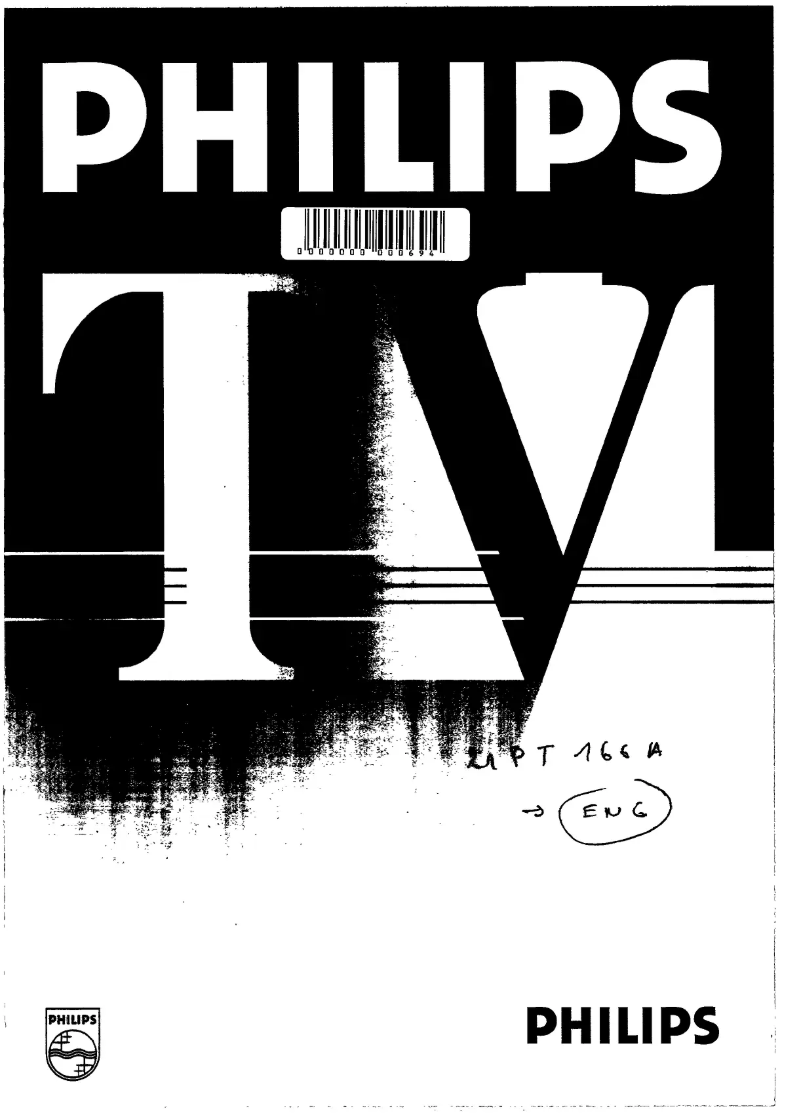 Image de la première page du manuel de l'appareil 21PT166A