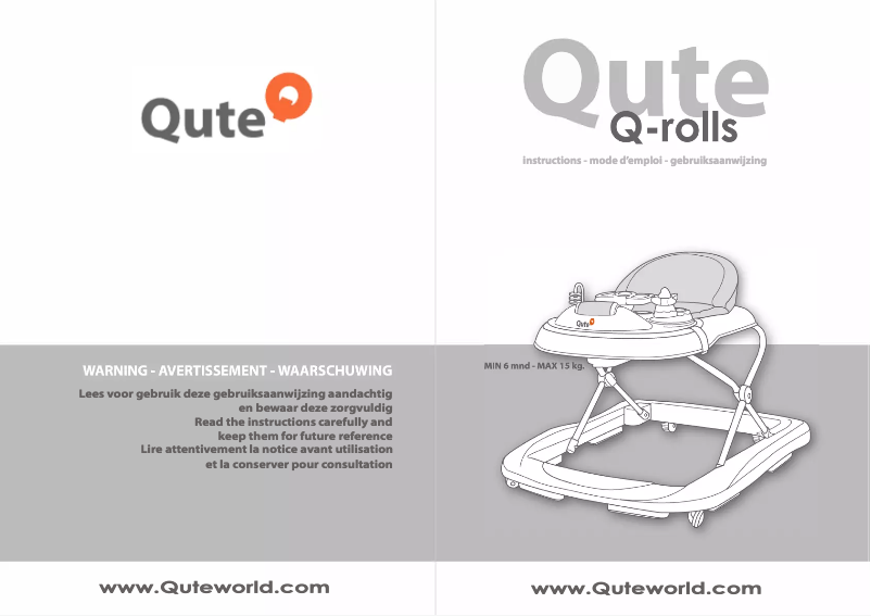 Page n°1 - Manuel utilisateur Qute Q-Rolls