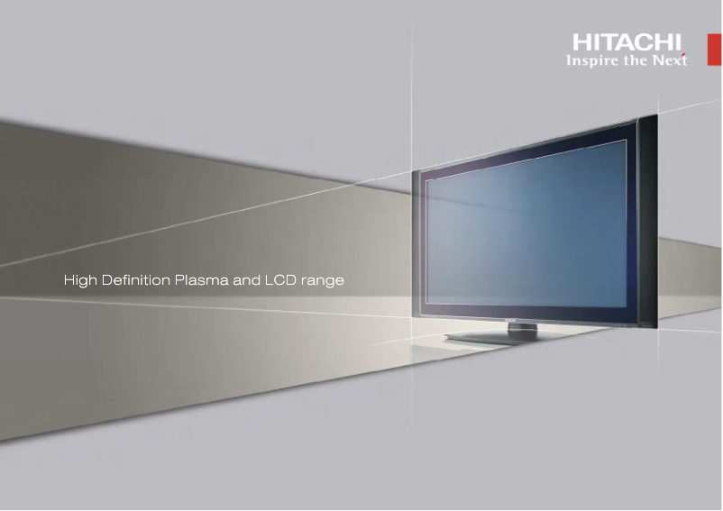 Page 1 de la notice Brochure Hitachi 32LD960DTA