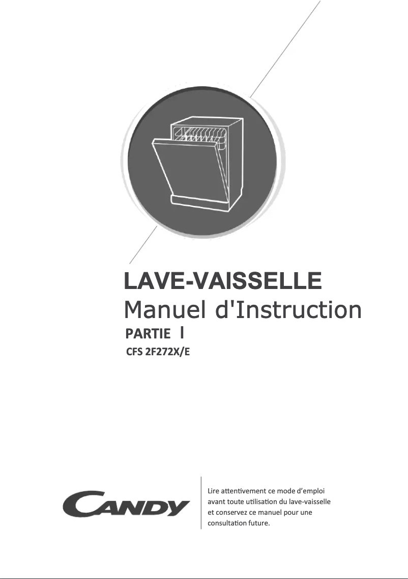 Image de la première page du manuel de l'appareil CFS 2F272X/E