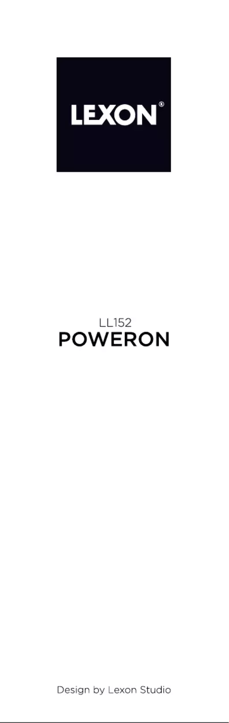 Image de la première page du manuel de l'appareil Poweron