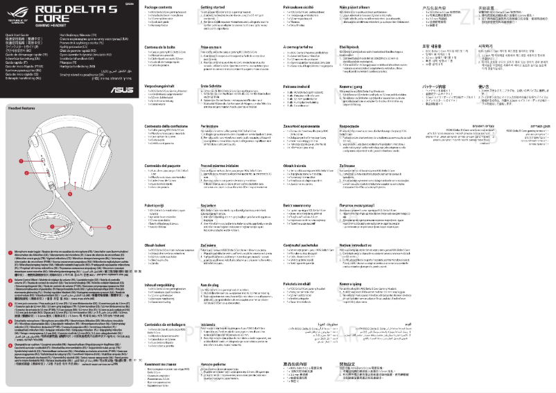 Page 1 de la notice Manuel utilisateur Asus ROG Delta S Core