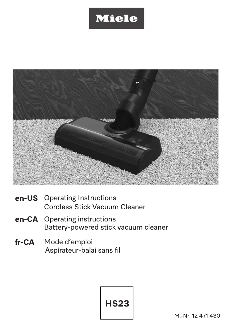 Page 1 de la notice Guide d'installation Miele Duoflex HX1