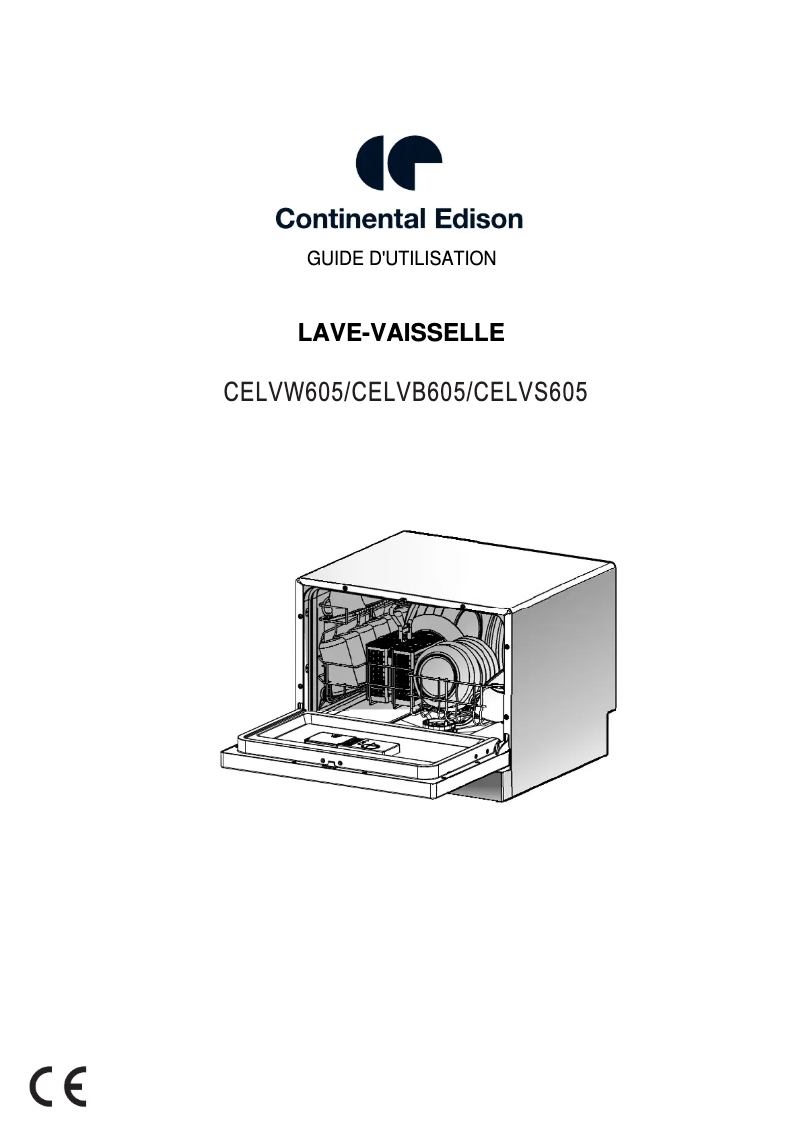Page n°1 - Manuel utilisateur Continental Edison CELVB605
