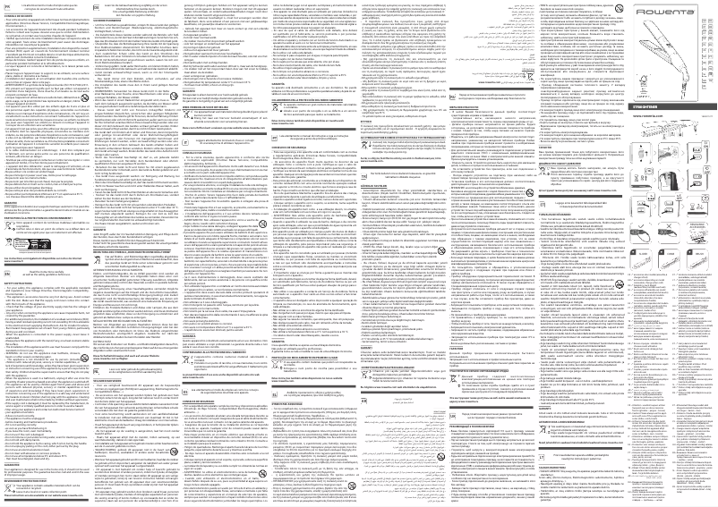 Página 1 del manual Manual de usuario Rowenta KARL LAGERFELD K/ Pro Stylist SF466L