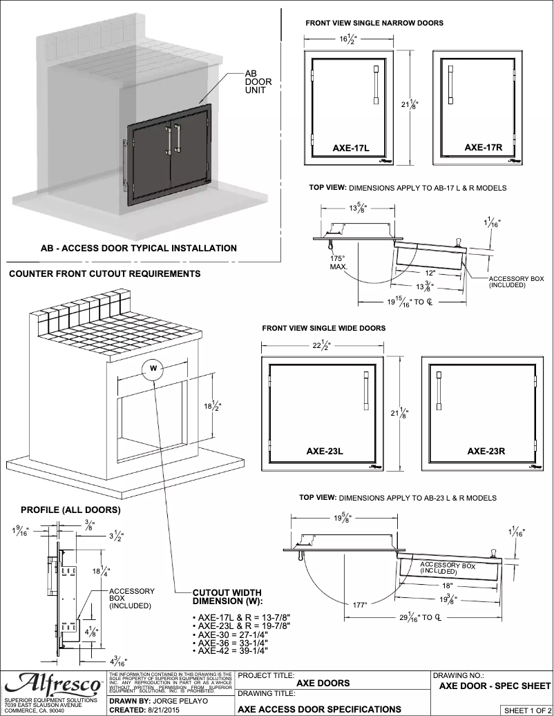 Image de la première page du manuel de l'appareil AXE-30