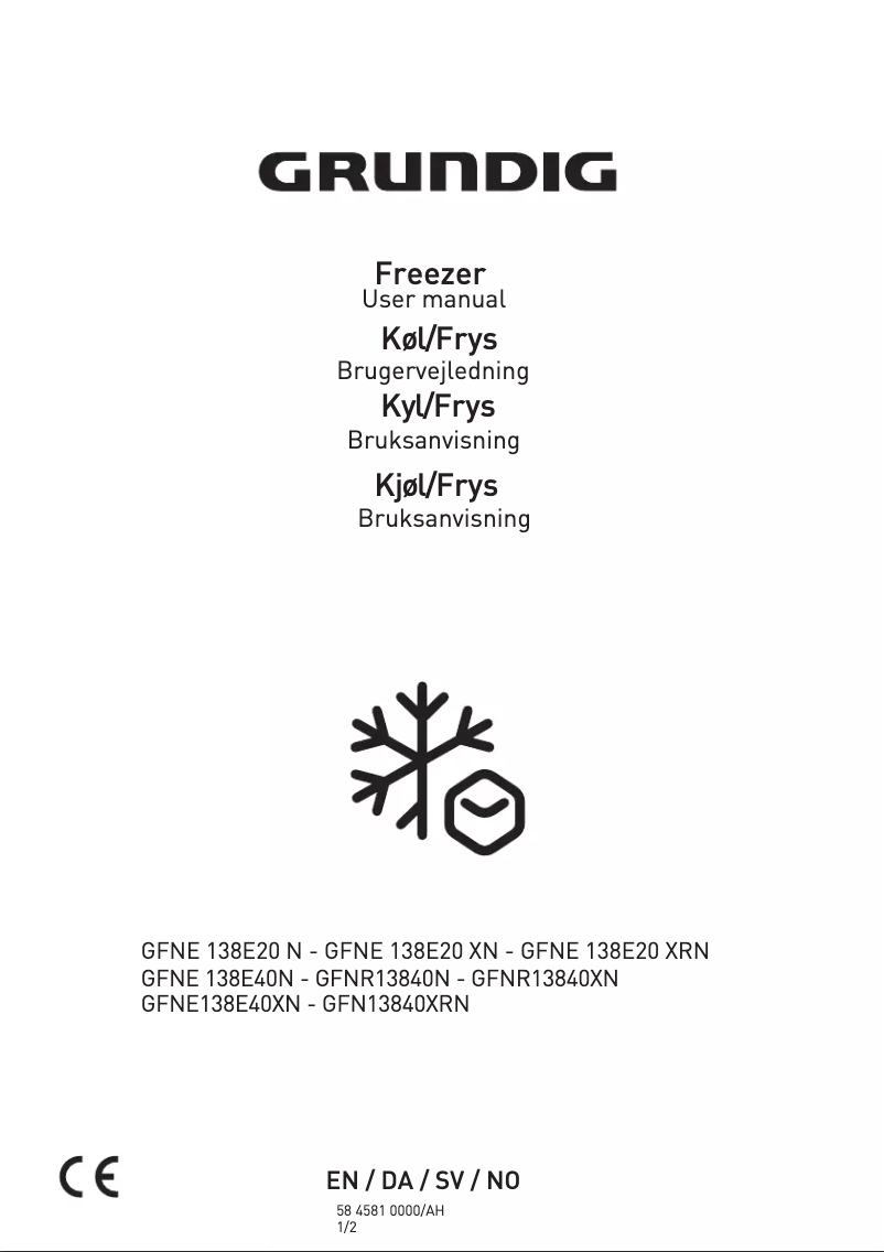 Imagen de la primera página del manual del dispositivo GFNR 13840 N