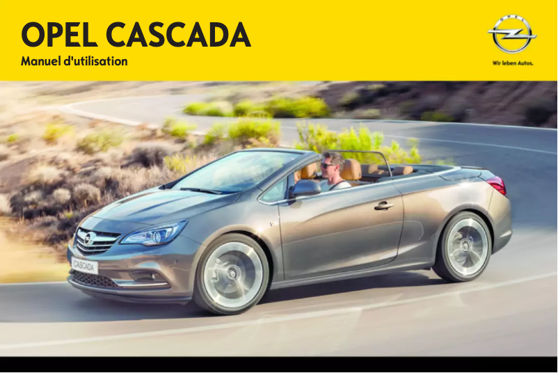 Página 1 del manual Manual de usuario Opel Cascada (2013)