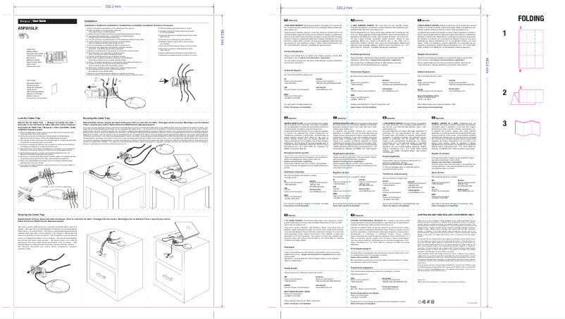 Page n°1 - Manuel utilisateur Targus ASP20GLX