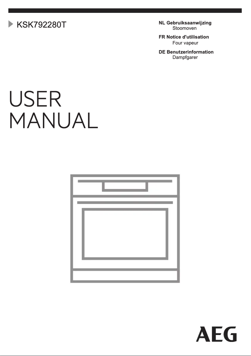 Page 1 de la notice Manuel utilisateur AEG KSK792280T