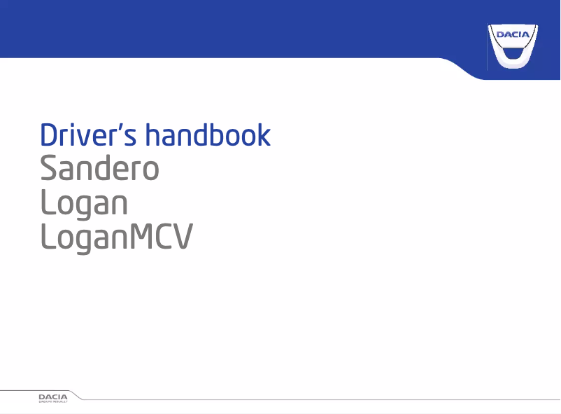 Page 1 de la notice Manuel utilisateur Dacia Logan MCV (2015)