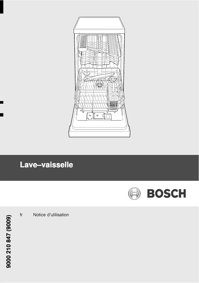 Page 1 de la notice Manuel utilisateur Bosch SRV45T33EU