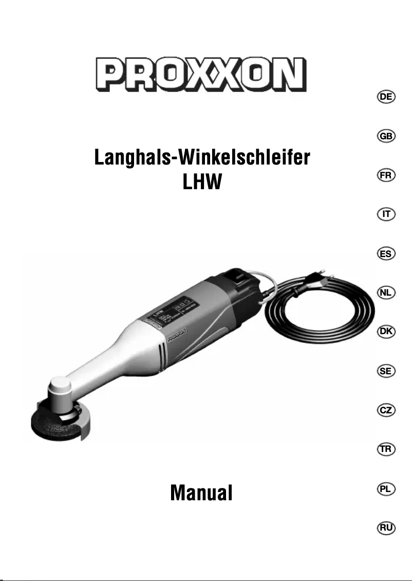 Image de la première page du manuel de l'appareil Micromot LHW 28547