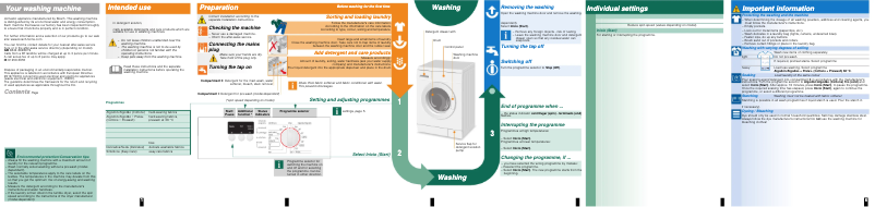 Page 1 de la notice Manuel utilisateur Bosch WAE2007XEE