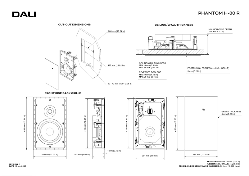 Image de la première page du manuel de l'appareil Phantom H-80 R