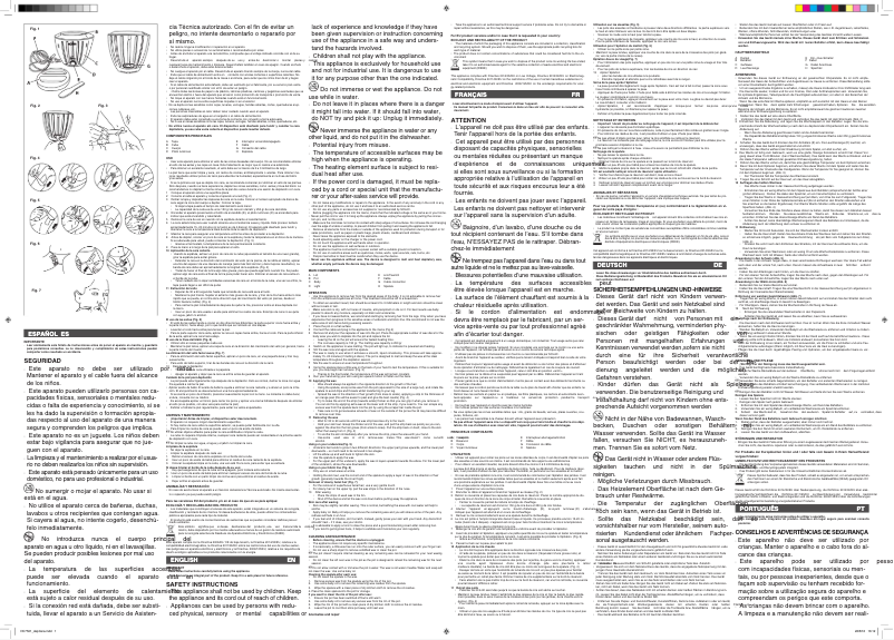 Page n°1 - Manuel utilisateur Solac Carepil DC7501