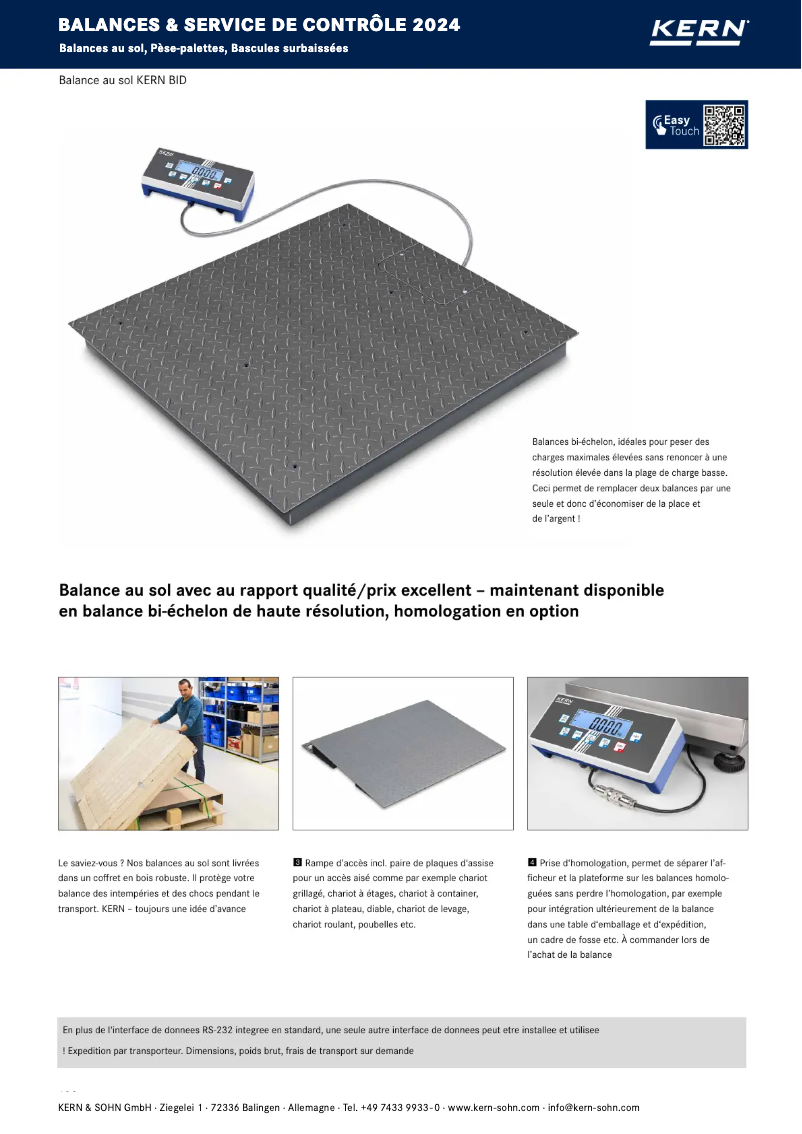 Image de la première page du manuel de l'appareil BID 3T-3M