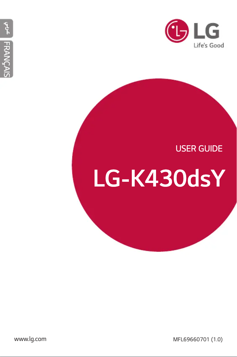 Image de la première page du manuel de l'appareil K10 4G