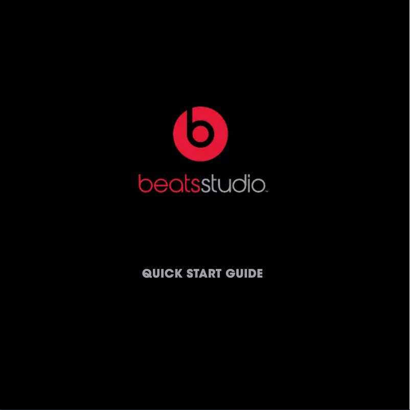 Page n°1 - Manuel utilisateur Beats Studio 2
