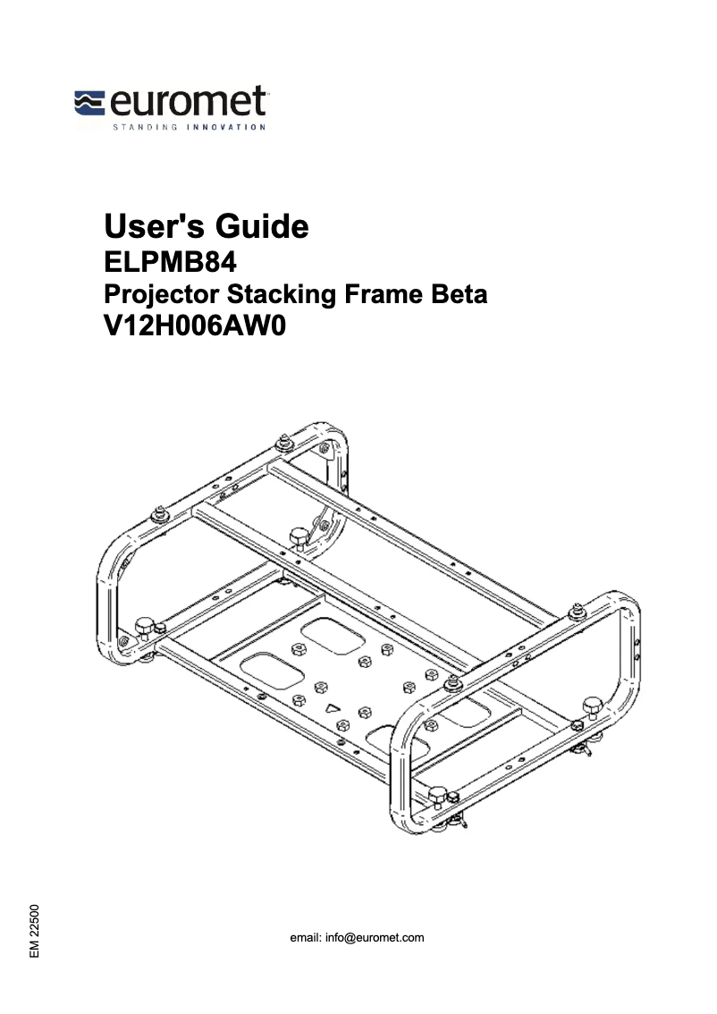 Page 1 de la notice Manuel utilisateur Epson ELPMB84