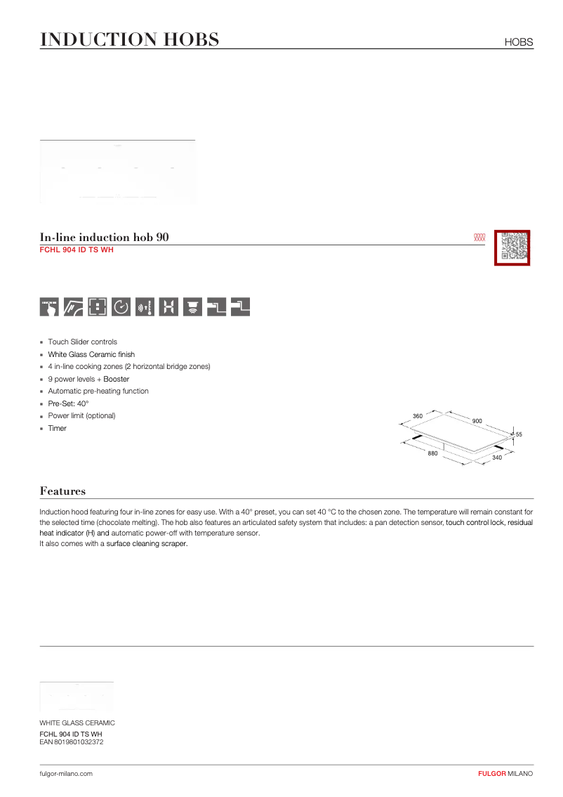 Image de la première page du manuel de l'appareil FCHL 904 ID TS WH