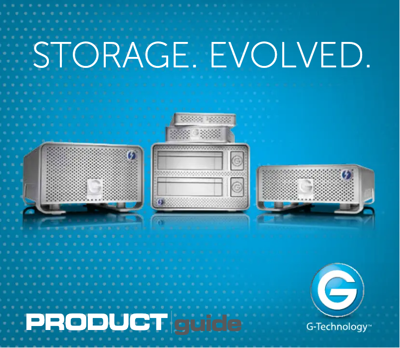 Page 1 de la notice Manuel utilisateur G-Technology G-Dock 1TB