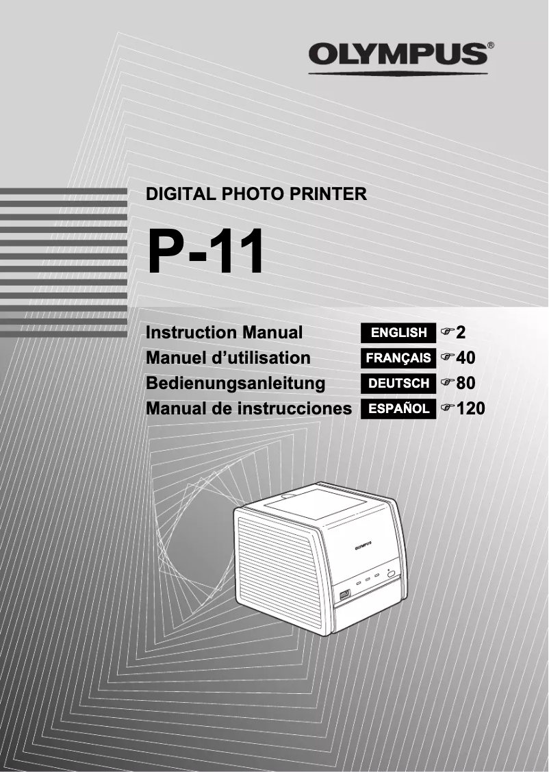 Page 1 of the manual User Manual Olympus P-11