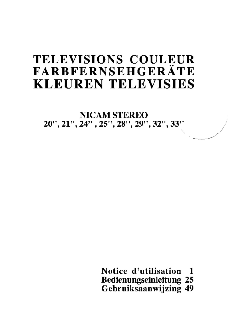 Page 1 de la notice Manuel utilisateur Beko BCT 255 FST