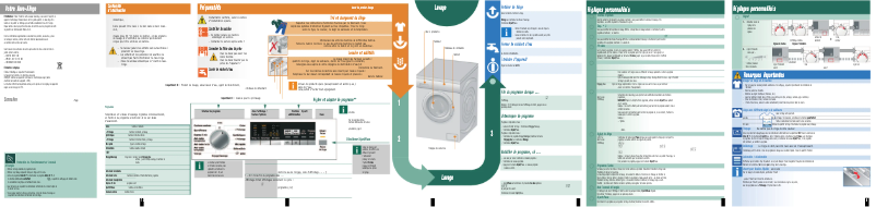 Page 1 de la notice Manuel utilisateur Siemens WM14Q461FF