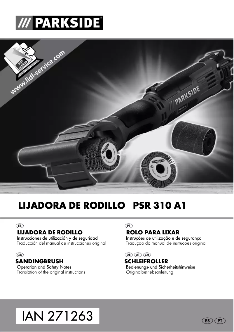 Image de la première page du manuel de l'appareil PSR 310 A1