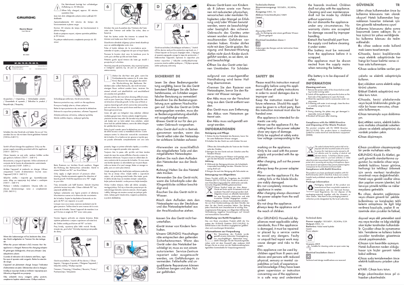 Page 1 de la notice Manuel utilisateur Grundig MS 6840