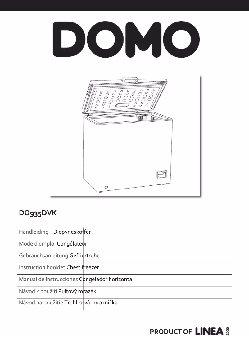Image de la première page du manuel de l'appareil DO935DVK