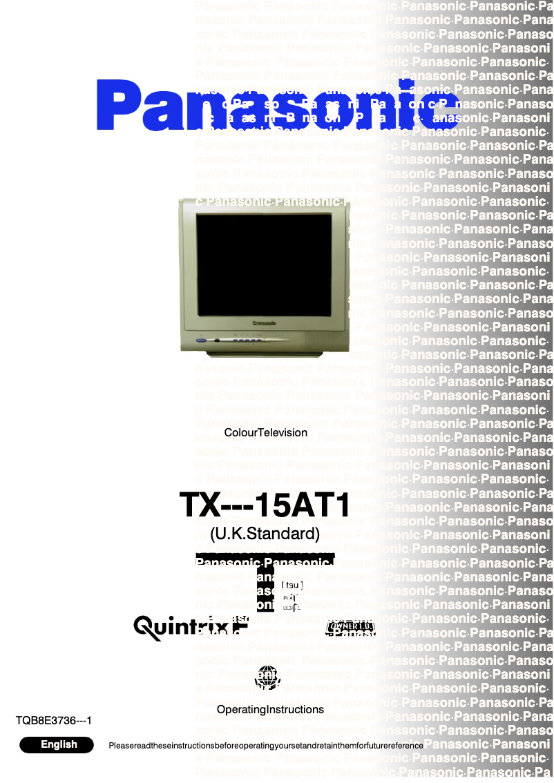Imagen de la primera página del manual del dispositivo TX-15AT1
