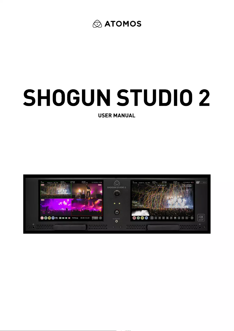 Page 1 de la notice Manuel utilisateur Atomos Shogun Studio 2