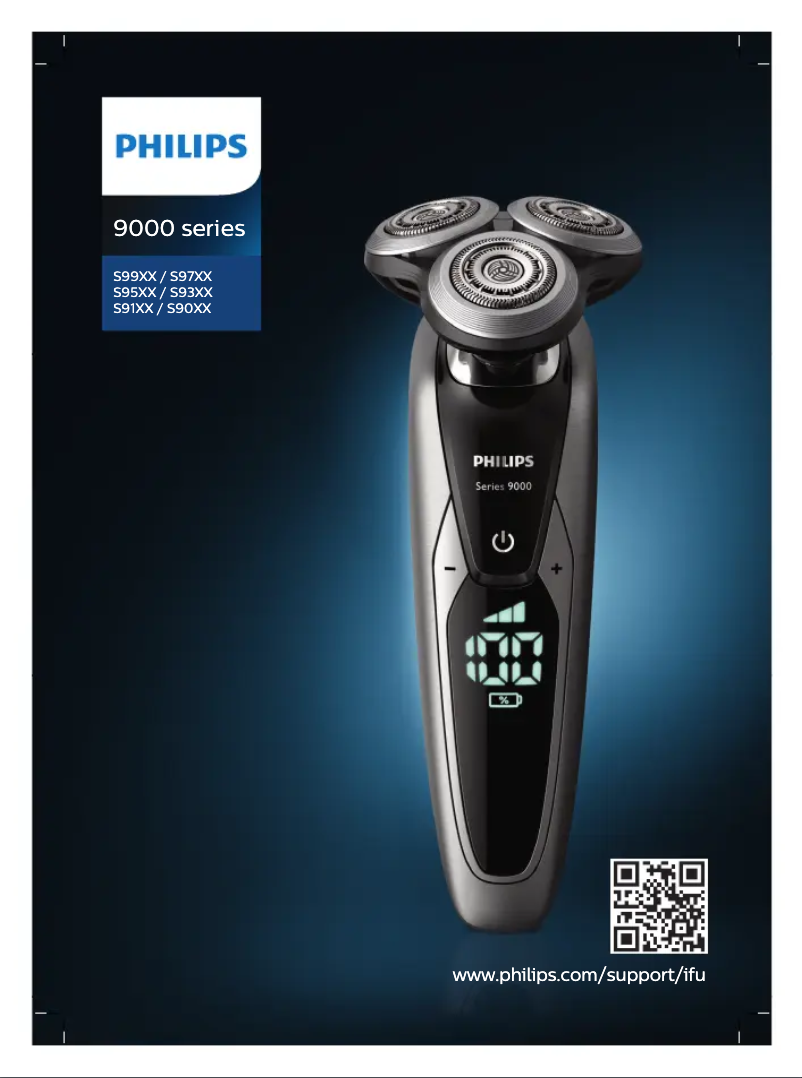 Page n°1 - Manuel utilisateur Philips SHAVER Series 9000 S9751