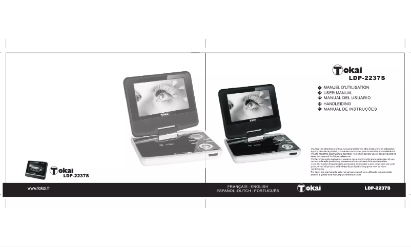 Page 1 de la notice Manuel utilisateur Tokaï LDP-2237S