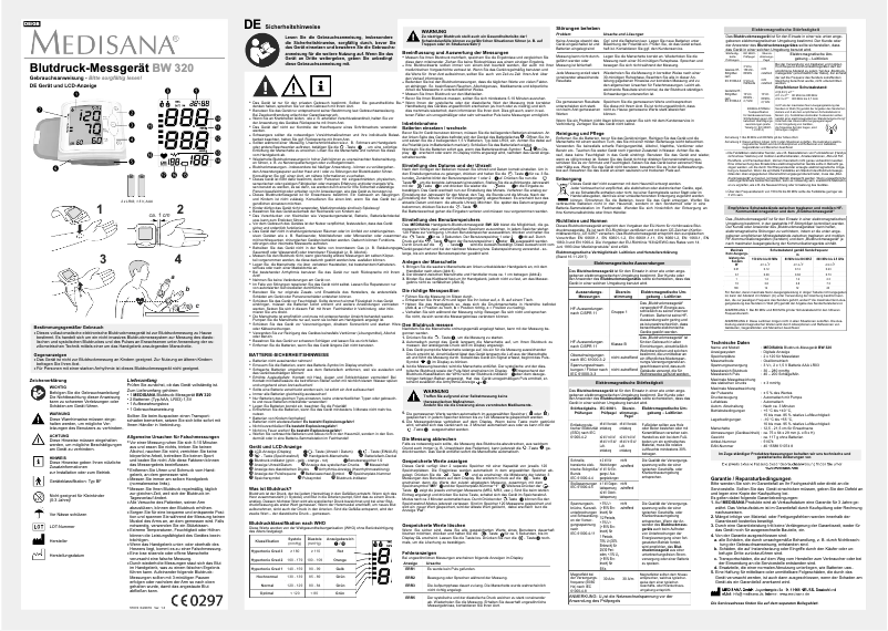 Image de la première page du manuel de l'appareil BW 320