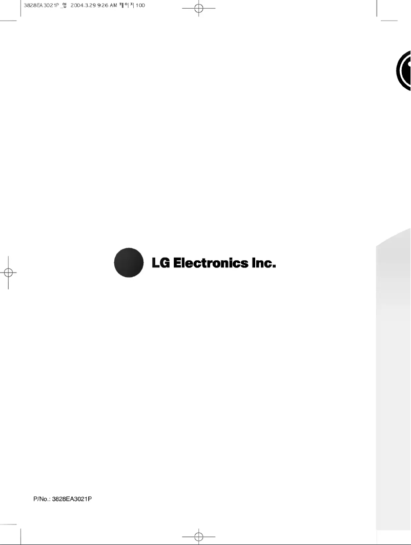 Page n°1 - Manuel utilisateur LG WFT75B30APT