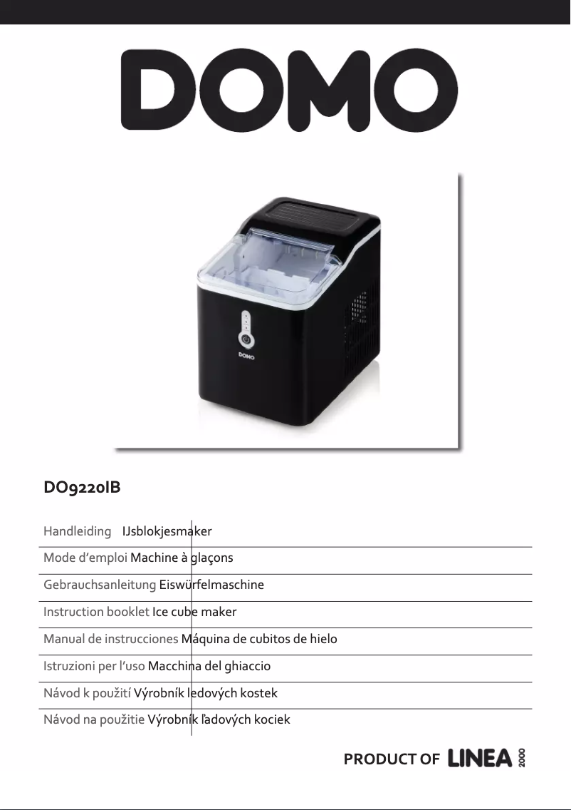 Image de la première page du manuel de l'appareil DO9220IB