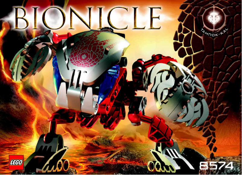 Página 1 del manual Manual de usuario Lego Bionicle 8574