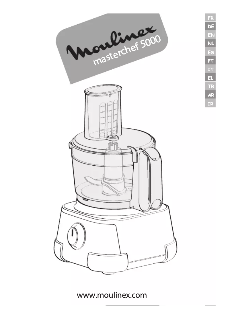 Image de la première page du manuel de l'appareil Masterchef 5000 FP520GB1