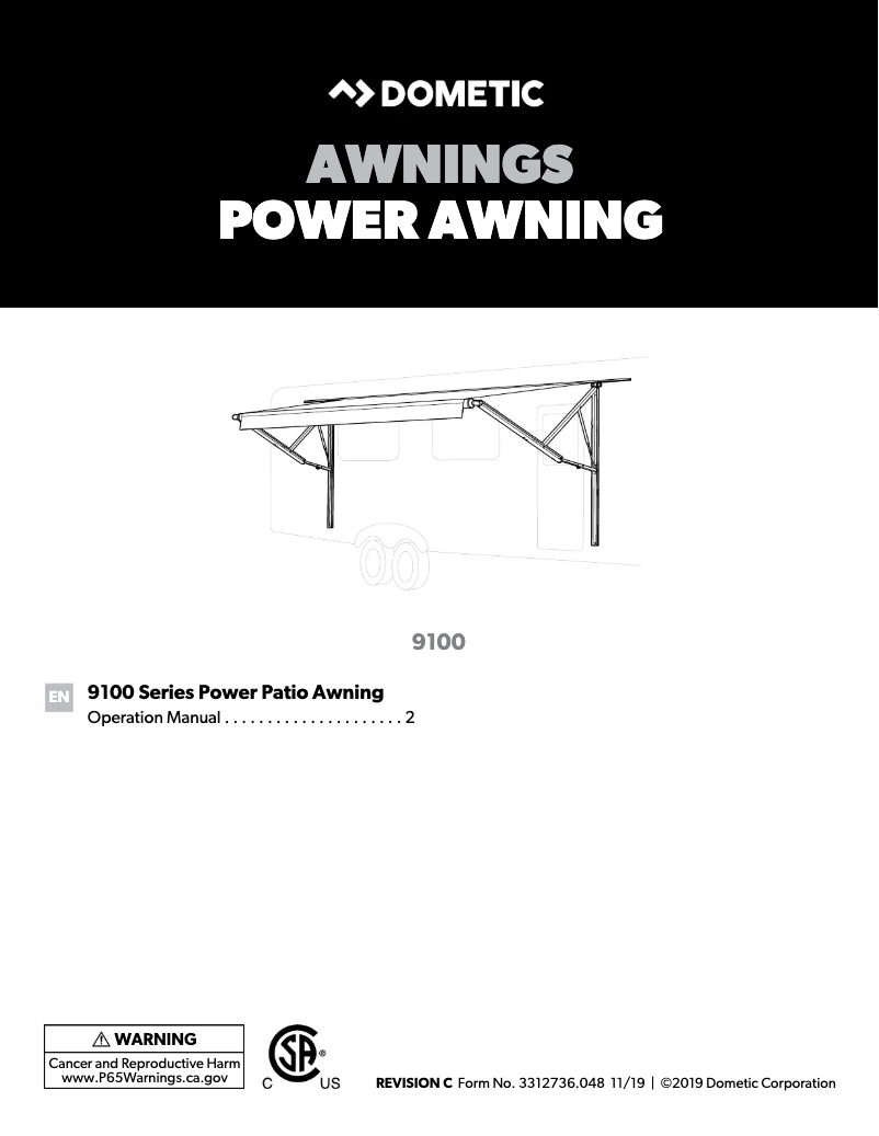 Imagen de la primera página del manual del dispositivo 9100