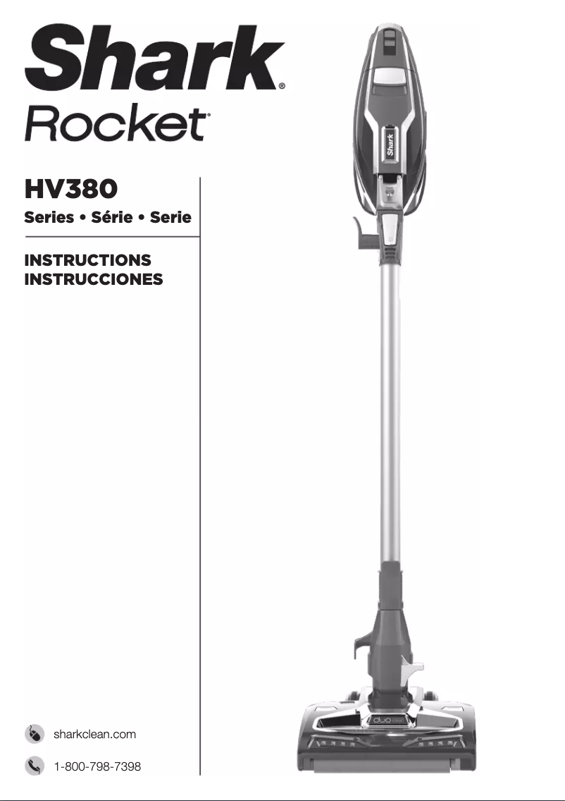 Image de la première page du manuel de l'appareil Rocket HV381