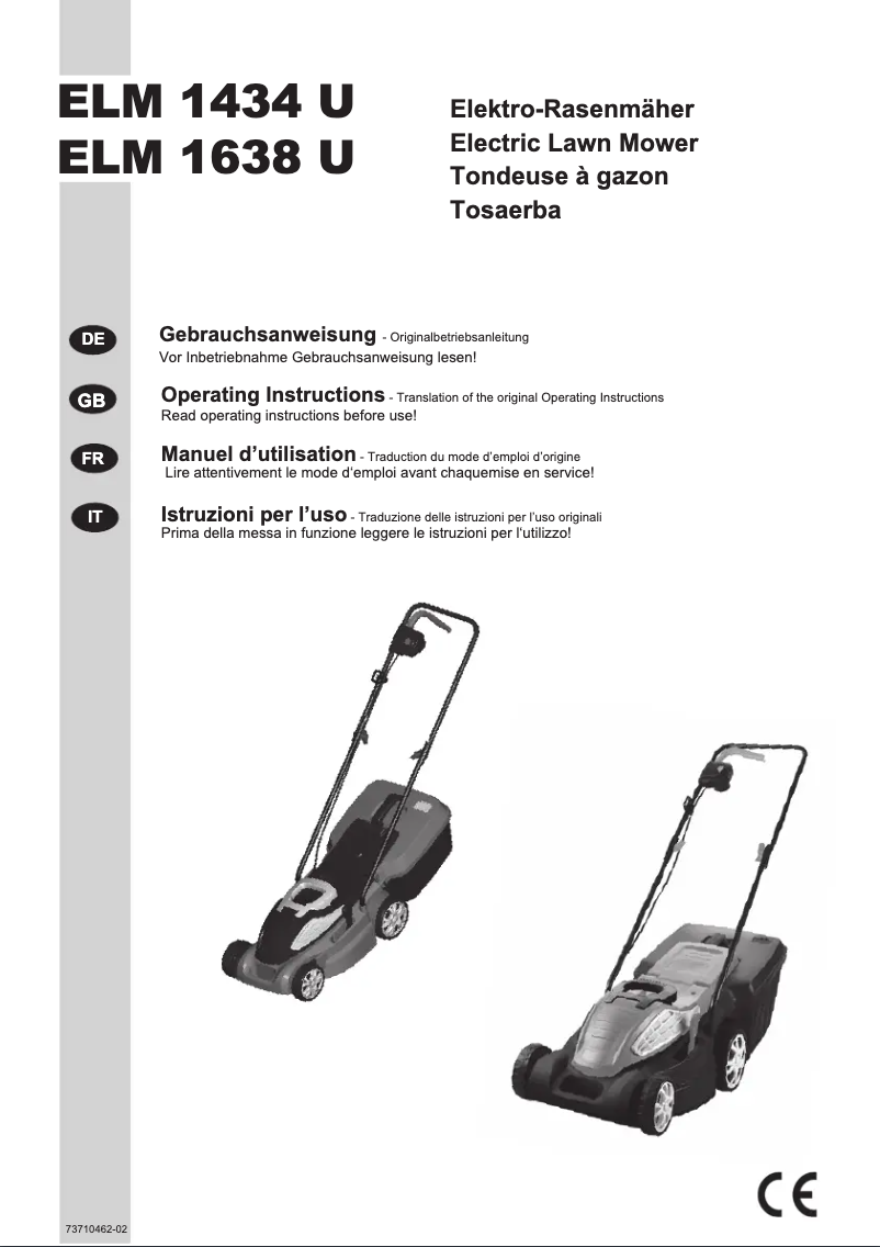 Page 1 de la notice Manuel utilisateur IKRA ELM 1434 U