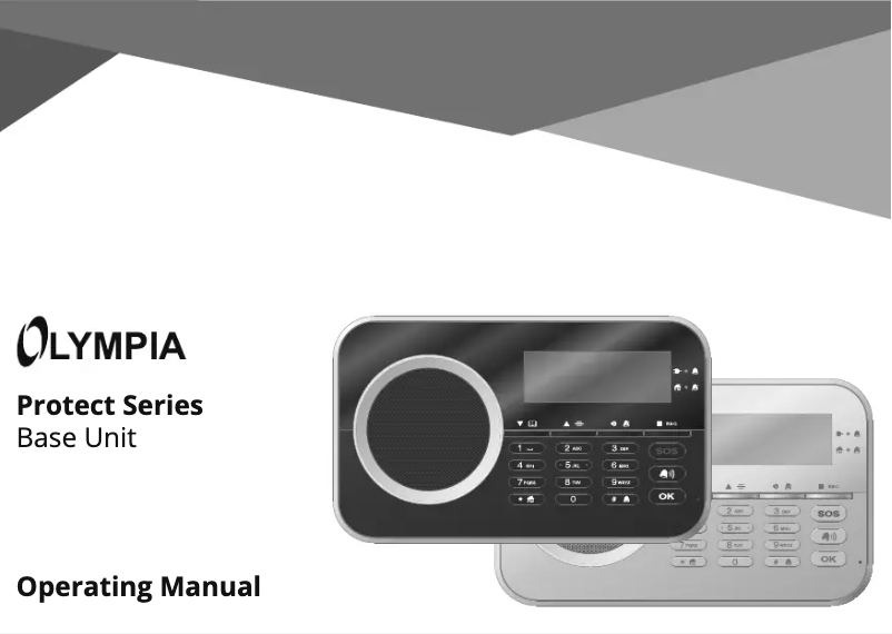 Page 1 de la notice Manuel utilisateur Olympia Protect 9761