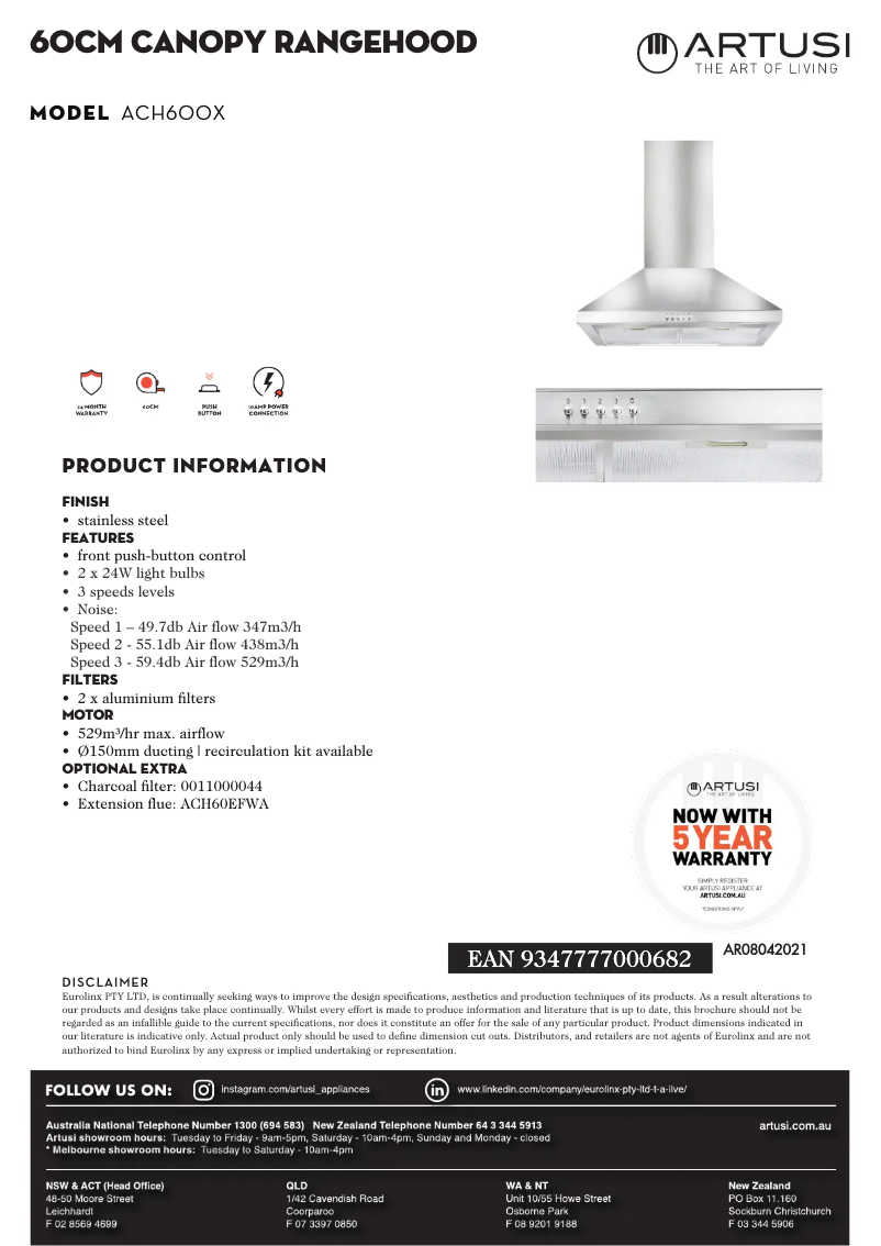 Image de la première page du manuel de l'appareil ACH600X