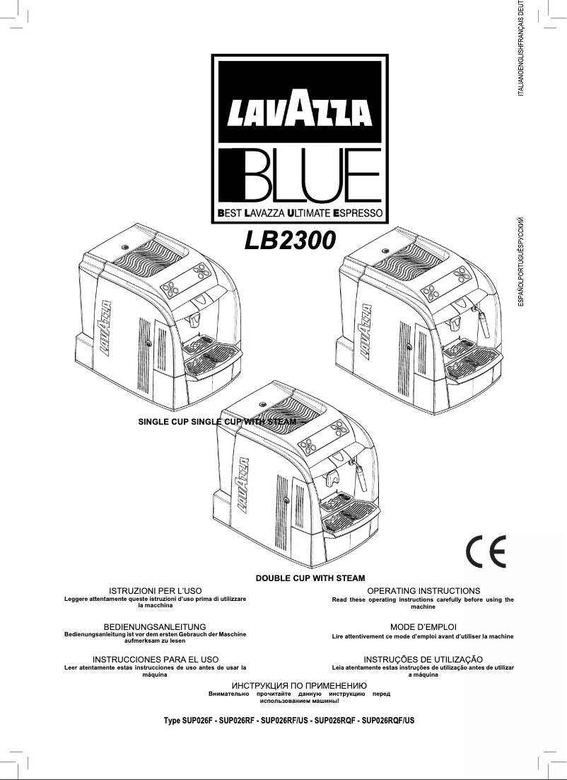 Image de la première page du manuel de l'appareil LB2300